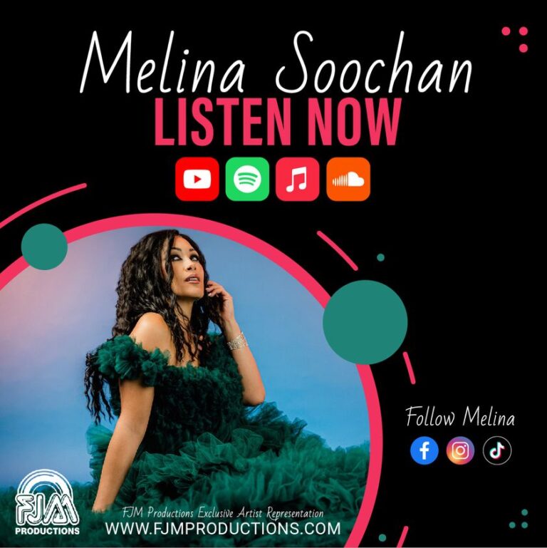 Read more about the article Pop to R&B, sultry to soulful…there’s nothing Melina Soochan Music can’t sing!